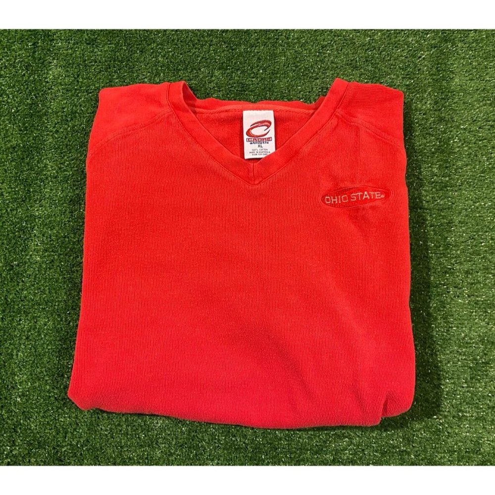 Vintage Cadre Athletic Ohio State Buckeyes v-neck shirt size XL